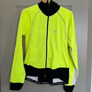 Louis Garneau Men's Bright Yellow Glaze Jersey Cycling Jacket - XXL